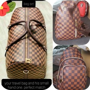 Travel Bag or picnic bag & his small shoulder one